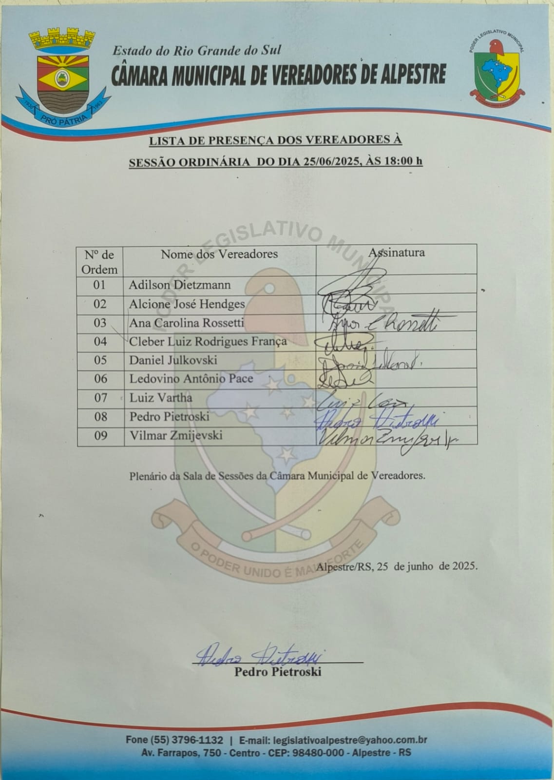 presença
